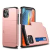 SGP-schokbestendige pantser zware cases met kaartsleuf voor iPhone 13 Mini Pro Max Samsung Galaxy Note20 S20 Ultra gemonteerde halfwikkelde omslag