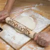 Décorations de rouleau à pâtisserie en relief de noël pour la cuisine à domicile renne flocon de neige gaufrage rouleau de pâte à gâteau aux biscuits décor du nouvel an 335A