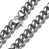 Curb Cuban Link Chain Halskette Armband Schmuck für Männer Frauen Edelstahlkette Halskette 15 mm 740 Zoll3561383