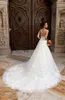 Kitty Chen 2021 Wedding Dresses Lace Appliqued Sequins Bridal Gowns V Neck Hollow Back Modern A Line Wedding Dress Vestidos De Novia