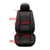 Varumärkesdesignbilsäte -täcken Set Universal Fit De flesta bilar Cover Automobiles Fram Baksäten Protector Cushion Car Accessories19303878