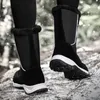 2020 New Trekking Outdoor MidCalf Boots Fashion Microfiber Women's boots Shoes Woman Hiking Winter Warm Plush Women Snow