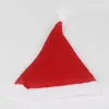 Party Hats Рождественская шапка Высококачественный бархатный плюшевый Санта-Клаус Красная Колдарантура
