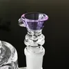 Bol en verre multicolore 14mm 18mm mâle Joint huile Dab chiffons accessoires de fumer pour tuyaux d'eau outils de tabac