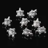 20 pcs/lot Vintage tibétain en alliage d'argent Animal 9mm tortue de mer perles d'espacement pour Bracelet collier bricolage fabrication de bijoux