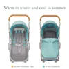 Luxury 3 in 1 Baby Stroller Portable High Landscape Gold Black Baby Carriage Folding Multifunctional Newborn Infant Stroller