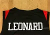 Мужчины Сан-Диего штат Ацтеки #15 Kawhi Leonard College Basketball Jerseys Black Wht