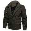 Män Jackor 2020 Män Kläder Tjock Varm Coat Fickor Casual Plush Jaqueta Masculino Male Short Chaqueta Hombre