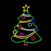 Украшение партии Рождество подарок Рождественская елка знак праздник освещения дома бар общественные места ручной работы неоновый свет 12 v супер яркий