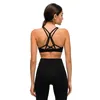 L83 Vackra rygg yoga kläder bh kvinna stötsäker körning träning gym topp andas fitness skjorta sport Vest3453028