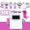 9in1 Slimming Unoisiction Cavitação RF Radiofrequência Vacuum Micro Corrente Corrente Hammer Photon Perda de Peso Máquina de Beleza Spa