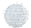 Guirlande lumineuse led en forme de boule de rotin, luminaire décoratif d'extérieur, idéal pour les fêtes de noël, 20cm, 30cm, 100, nouveauté