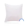 Wholesale White Sublimation Pillow Case Varm värmeutskrift Blank kuddeöverdrag utan insats Bolster 40x40cm 45 * 45cm DIY PLUKOW Kudde