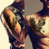 Модный узор орла, водостойкая татуировка, временная татуировка для тела, плеча, груди, татуировка, наклейка, индивидуальные татуировки Man7595979