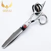 Ciseaux à cheveux GOZLILI 55 pouces Japan440c acier professionnel coiffure outils de coiffure Hairstylist4226772