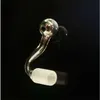 Bending Glass Smoking Pipes 14mm 19mm Oil Burner Pipe Thick Pyrex Clear Cigarette Accessories Creative Popular 2 6hp G2