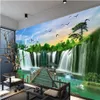 美しい景色の壁紙の滝の壁紙の風景絵のモダンな壁紙リビングルーム