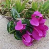 Nep Cyclamen 7 stembos 1378quot Lengte Simulatie Begonia Radijs voor Bruiloft Huis Decoratieve Kunstbloemen1262032