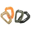 Wholesale outdoor tool Plastic carabiner nylon D-Ring Hanging Hook Multi-function Quick Release Plastic Snap Hooks