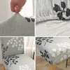 1PC Home Living Kitchen Dining Chair Covers Elastic Removable Washable Armless Seat Slipcover Protector Party Seat Cover1