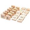Digitales Holzbrett, Multiplikationstisch, pädagogisches Mathe-Spielzeug, Dominosteine, Kinder, Vorschulunterricht, Zähl- und Stapelbrett