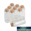 30 ml souhait bouteilles minuscules petites bouteilles vides en verre de liège clair flacons pour mariage vacances cadeaux de noël 50 pcs/lot