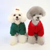 Dog Clothes Winter Warm Pet Dog Jacket Coat Puppy Christmas Party Clothing For Small Medium Dogs Puppy Fashion Outfit