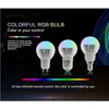 Magic RGB LED Żarówka 5W Inteligentna lampa oświetlenia Kolor Zmiana ściemnialna z kontrolera E27 E14 GU10 MR16 B22 Inteligentna żarówka