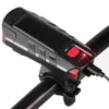 Xanes 5-Modes 2 T6 LED المصابيح الأمامية للدراجات الشمسية 6 قرون أصوات مضاءة للماء للدراجة الخفيفة للدراجة الجبلية Night Rickingf Cycling265U