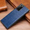 Für Samsung Galaxy Note 20 Ultra Fall Hervorragende Alligator Print Rückseite Aufkleber Aufkleber Echtes Leder Fall Für Samsung Galaxy Note 20 ul4631135