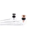 Pipes Transparente Tubo Reto Hookah Screen Filter metal cigarro End Tubes portátil de vidro fumadores Moda Lightweight G2 3 9jl