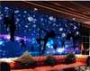 photo wall murals wallpaper Blue colorful karaoke bar KTV nightclub tooling background wall 3d wallpapers