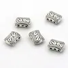 200PCS / Lot Silver Guldpläterade 3 Hålkontakter Spacer Pärlor för smycken Hitta DIY Tillverkning 11x8.5mm