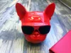 Cute Design Dog Head Bluetooth Wireless Speaker Radio Card o Mobile Computer Bulldog Subwoofer Music Player Gift for girlfriend279Y9791893