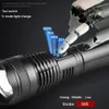 Wysokie lumens 502 Najsilniejsza latarka LED Zoom Zoom Tactical Torch 50 18650 lub 26650 Naładowanie akumulator