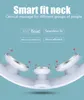 Smart Neck -Massagegeräte mit Hitze tragbarer 4D -Hals -Massagegerät mit 4 p