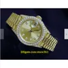 20 Styl Casual Sukienka Mechaniczne Automatyczne 26mm Ladies 18k Yellow Gold Stal Watch Jubilee Band Champagne 79173