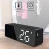 Fashion Wireless Bluetooth Speakers MP3 Alarm Clock Smartphone LED 1400mAh V5.0 Stereo Home Audio Bass Indoor Bluetooth Speaker