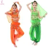 Stage Wear 8 Colors Kids Belly Dance Costumes Set Oriental Girl Egypt Egyptian Bollywood Dancing Clothing India1