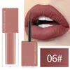 6 cores Matte Lip Gloss Longa Duração impermeável líquido Batom Lip Glaze