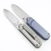 Mini Kleine EDC Pocket Folding Mes S35VN Stone Wash Mes CNC TC4 Titaniumlegering Handvat Kogellager Vouwen Gift Messen