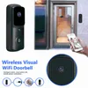 Dörrklockor Tuya WiFi Doorbell 1080p HD Video Intercom Door Phone Smart Life Wireless Security Camera IR Night Vision Alarm