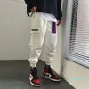 패션 엉덩이 엉덩이 바지 빈티지 컬러 블록 패치 워크 코듀로이 카고 하렘 바지 Streetwear Harajuku Jogger Sweatpant Cotton Trousers 2019