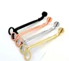 6 Colors Candle Wick Trimmer Stainless Steel Oil Lamp Trim Scissor Durable Cutter Snuffer Tool Hook Clipper DA814