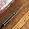 新しいCR Sebenza Small Folding Knife Damascus Steel Blade TC4チタン合金フレームロックEDCポケットナイフ