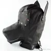Ultimate Leather Dog Hood Leather Head Harness Master Slave Role Play Muzzles Bondage SM Set6293887