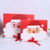 Borsa regalo di Natale con scatole di carta artigianali riutilizzabili dal design speciale per regali Caramelle Biscotti Pacchetto Borse regalo a tema natalizio