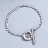 Bracciale in argento fascino classico Top ha placcato i braccialetti di qualità Bracciale in argento per bracciale unisex gioielli di moda del rifornimento