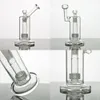 US Hot Sale US Ship Glass Bong Hookah Glas Vattenrör Bägare Recycler Bongs DAB Rig Oljebrännare Ash Catcher