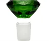 Тяжелые цветные алмазные нарезанные мужские стеклянные чаши 14 мм 18 мм бонг шар многоцветный высокое качество 18 мм 14 мм оптовые чаши для стекла